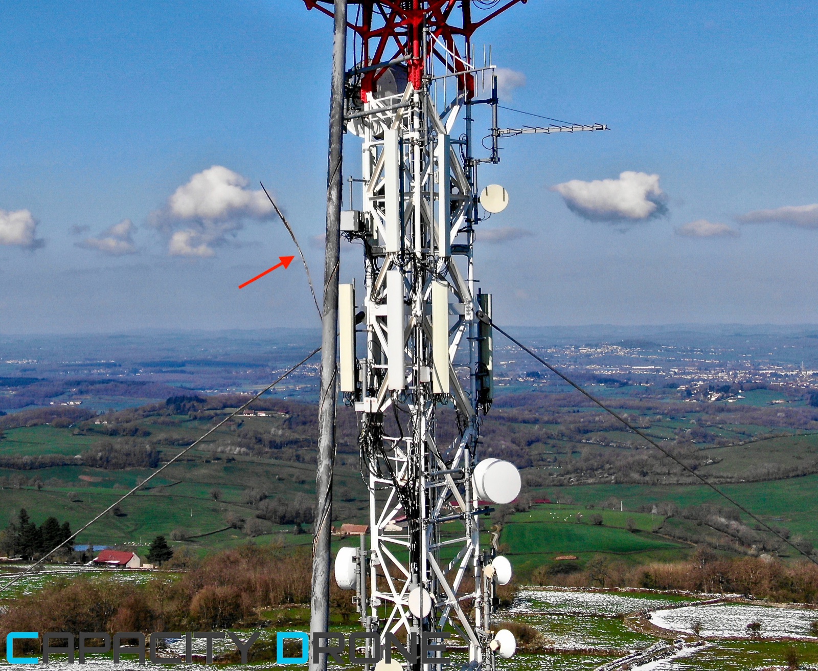 Inspection infrastructure drone