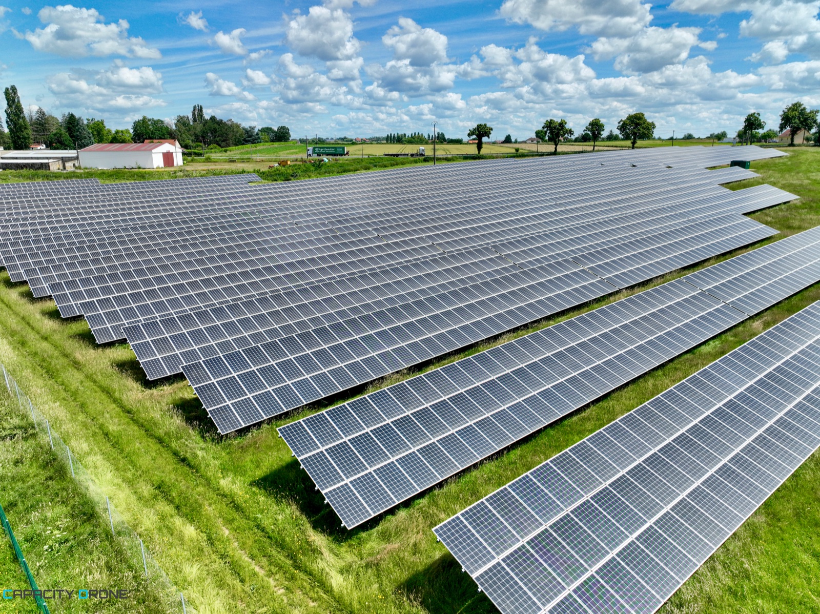 Détection hot spot panneau solaire drone