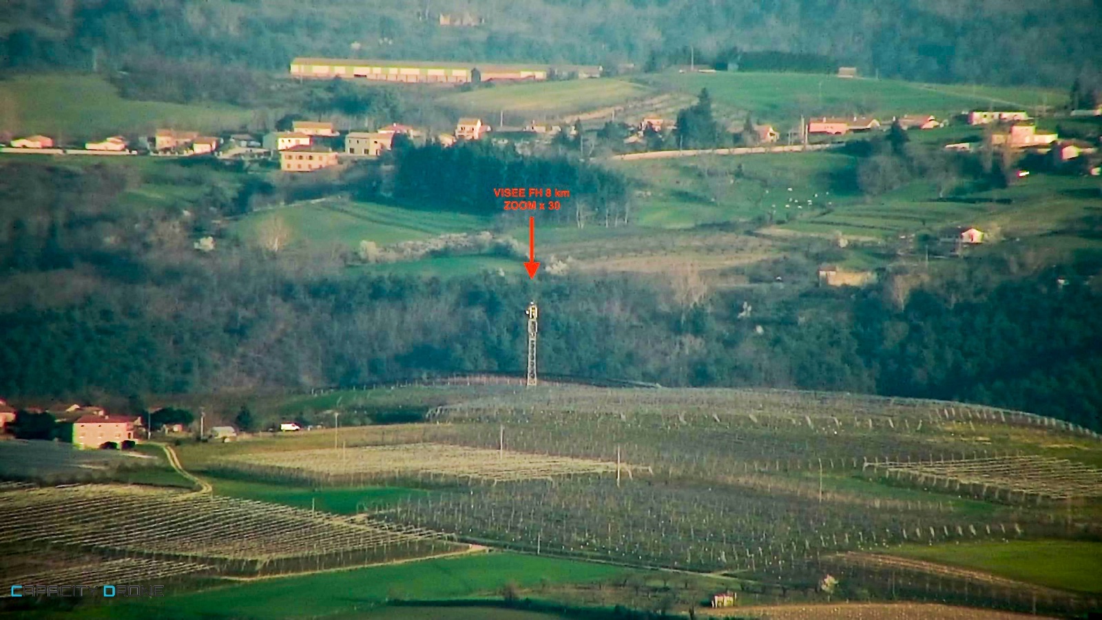 Infrastructure télécom drone