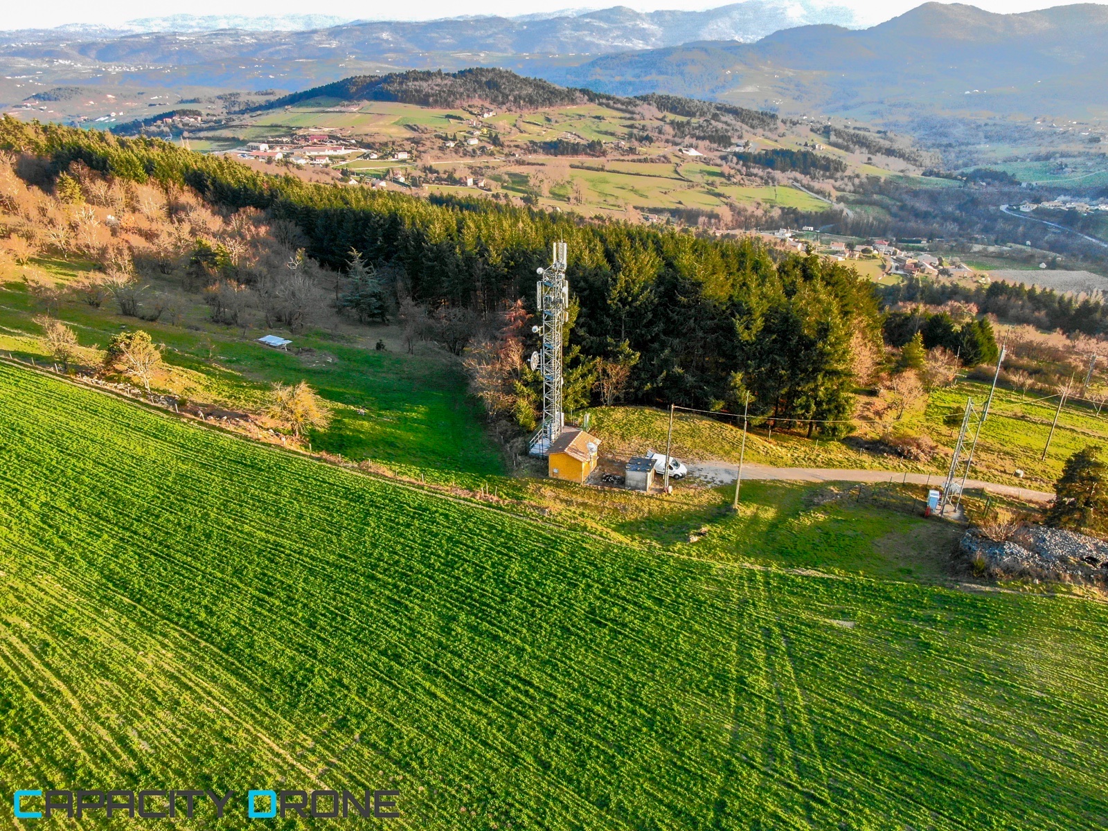 Réseau télécom drone