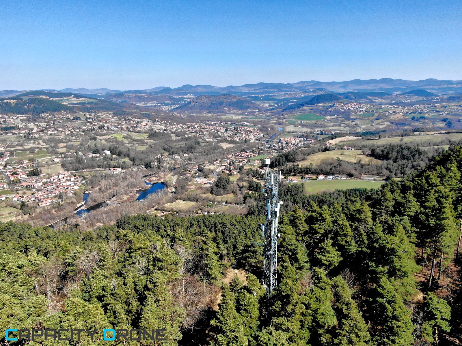 Site télécom inspection drone