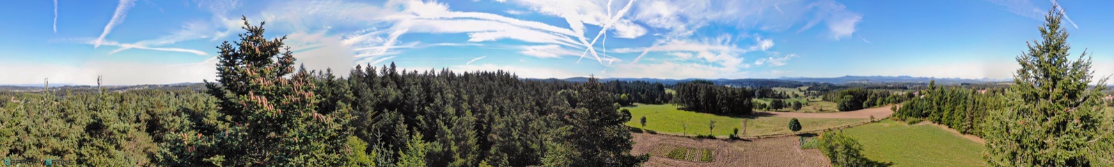 Panorama 360° pylône télécom drone