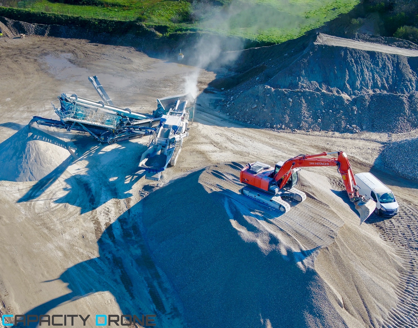 Orthophoto calcul volume drone